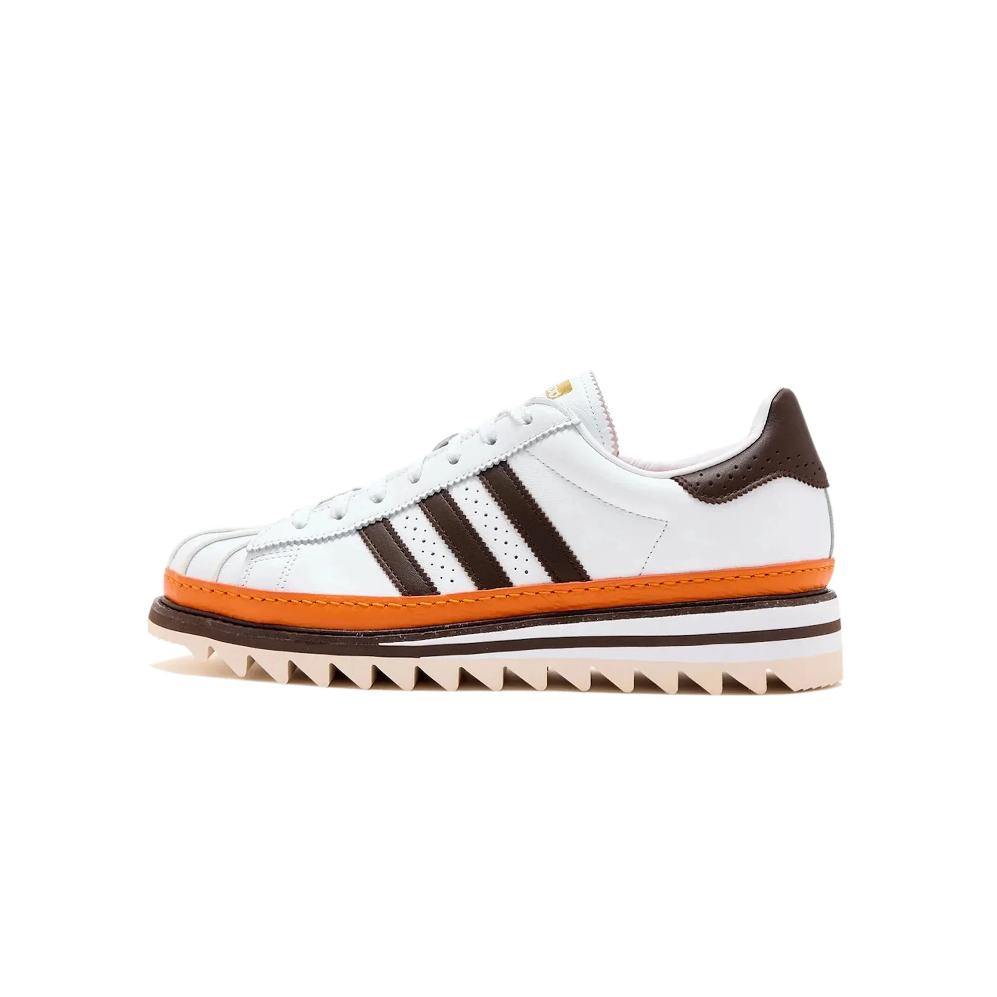 adidas x CLOT EX Orange Superstar 'White/Coffee'