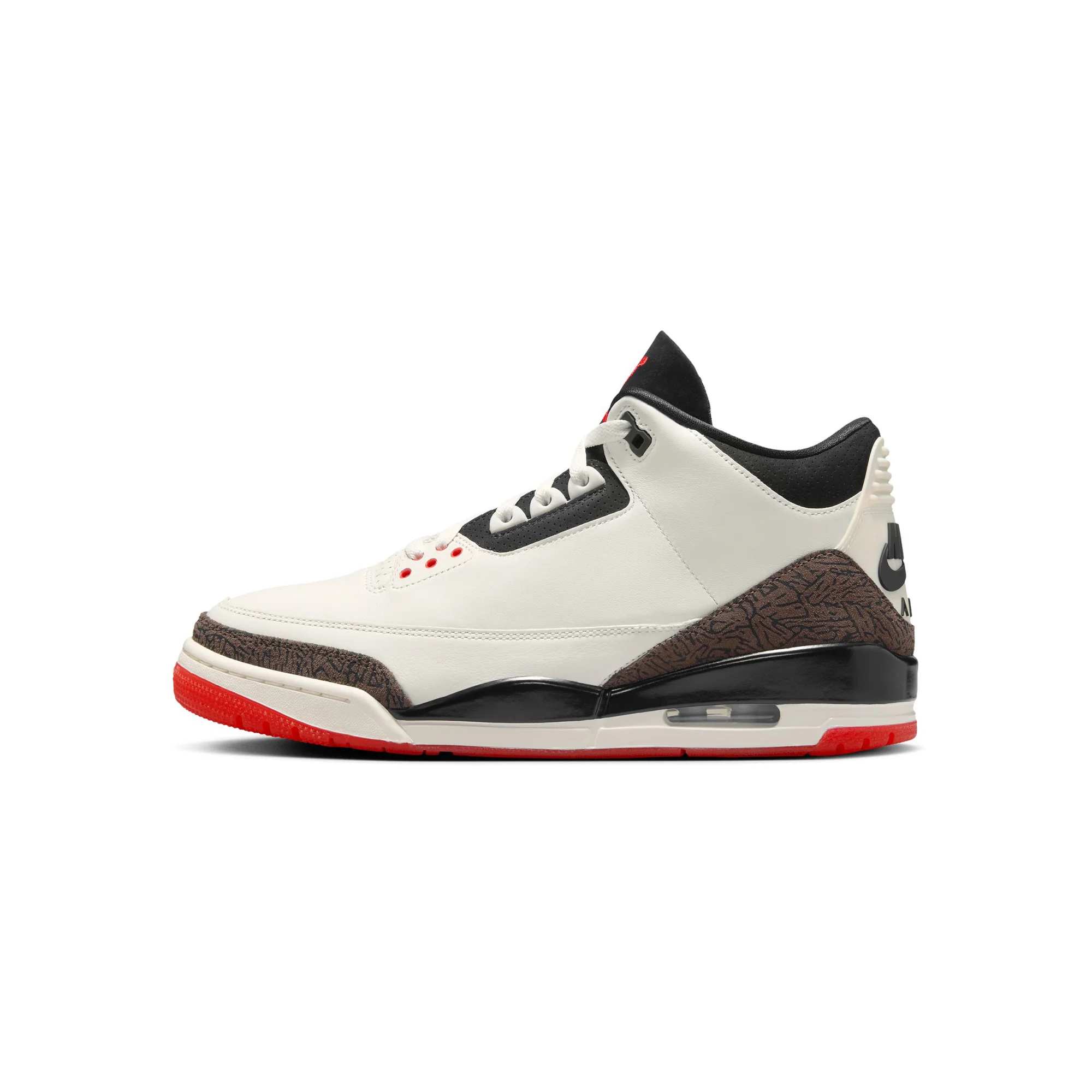 Air Jordan 3 Retro 'Sail/Black/University Red'