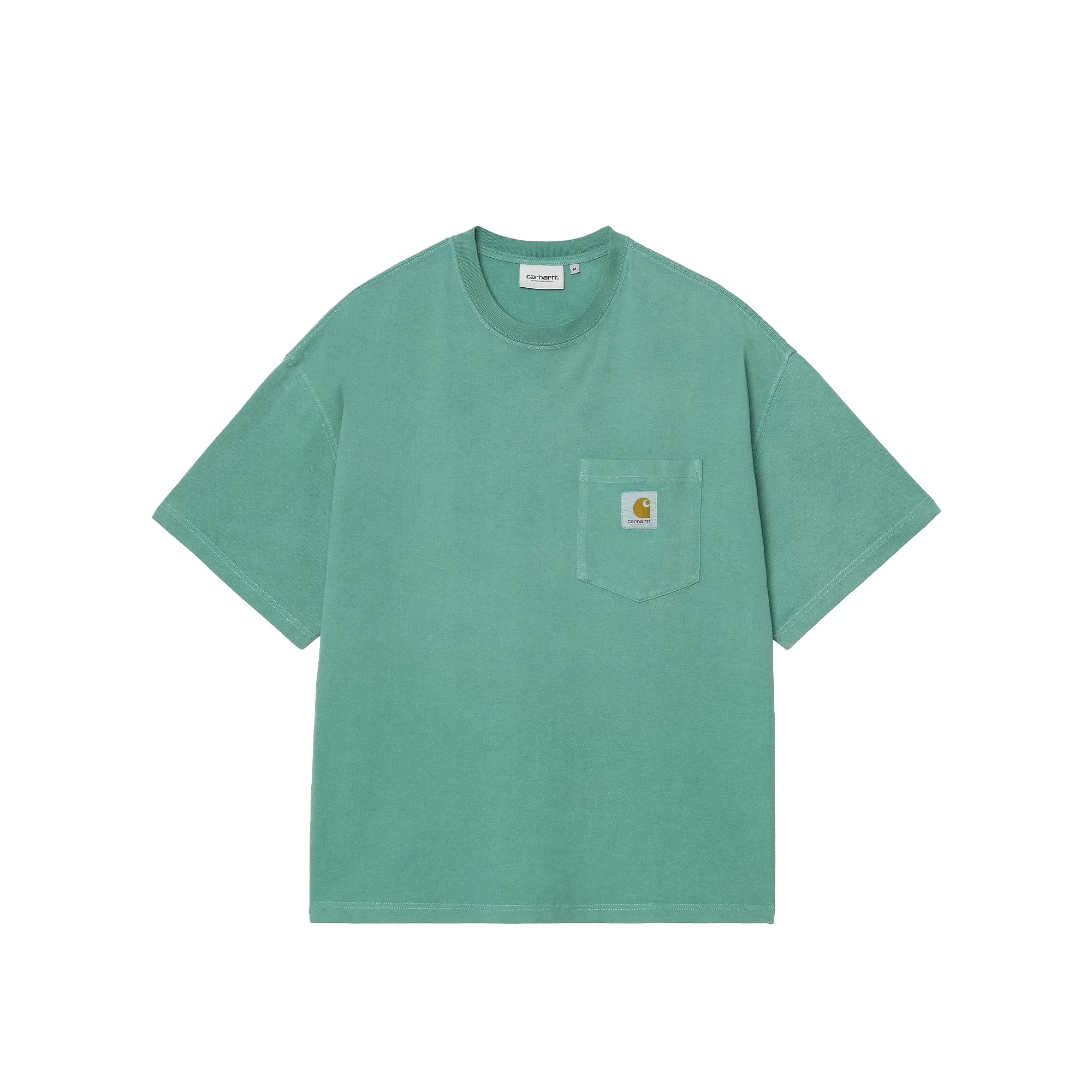 Carhartt WIP Chalk Wash Hudson Pocket Tee 'Saguaro'