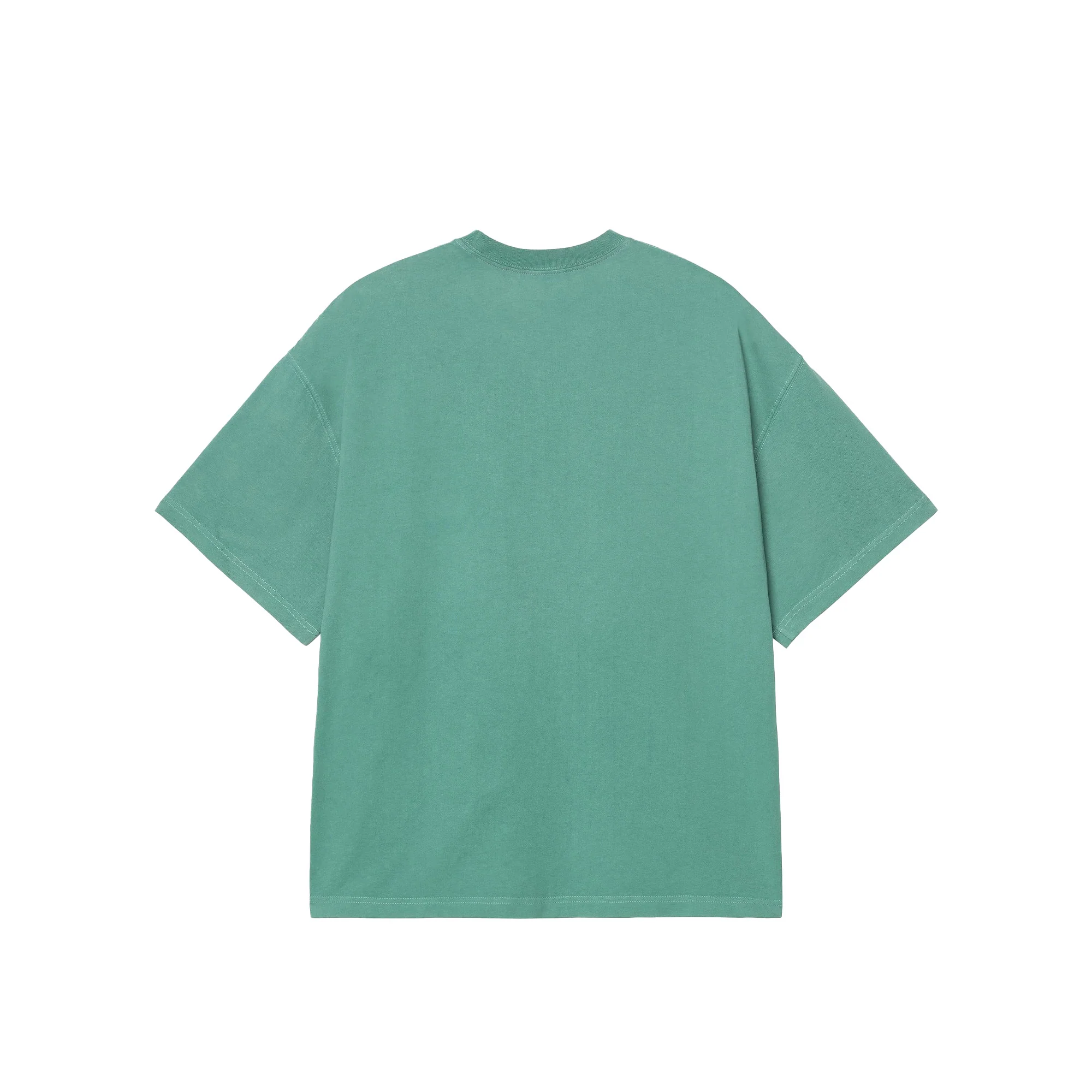 Carhartt WIP Chalk Wash Hudson Pocket Tee 'Saguaro' - Image 2