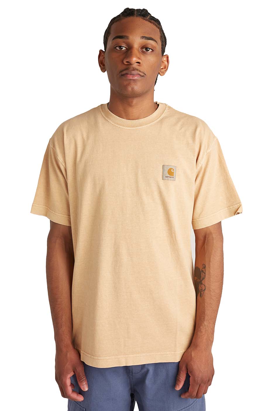 Carhartt WIP Mens Nelson Tee 'Dusty Hamilton Brown'