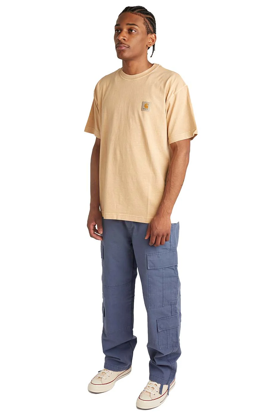 Carhartt WIP Mens Nelson Tee 'Dusty Hamilton Brown' - Image 2