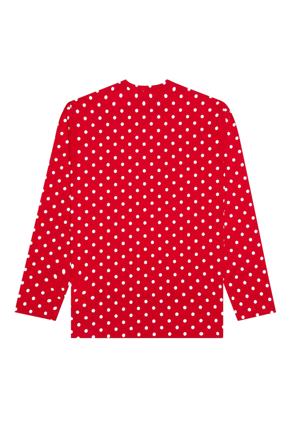 Comme des Garcons Polka Dot LS Tee 'Red' - Image 2