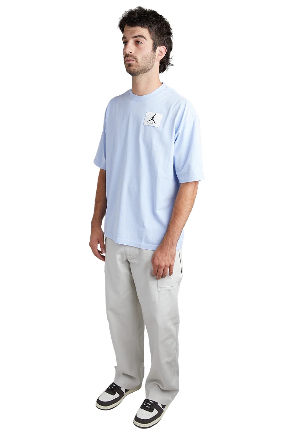 Jordan Mens Flight Essentials Tee 'Royal Tint' - Image 2