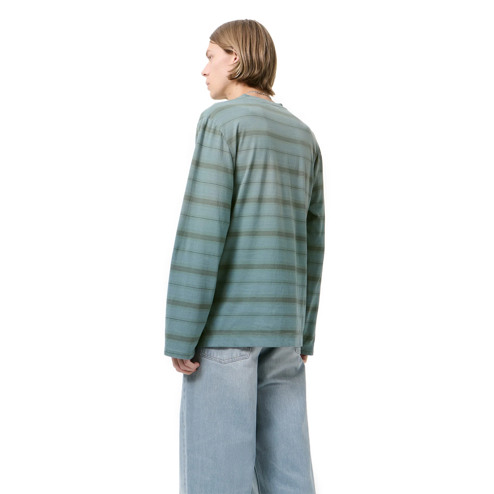 Our Legacy Box LS Tee 'Spray Fade/Ghost Stripe' - Image 2