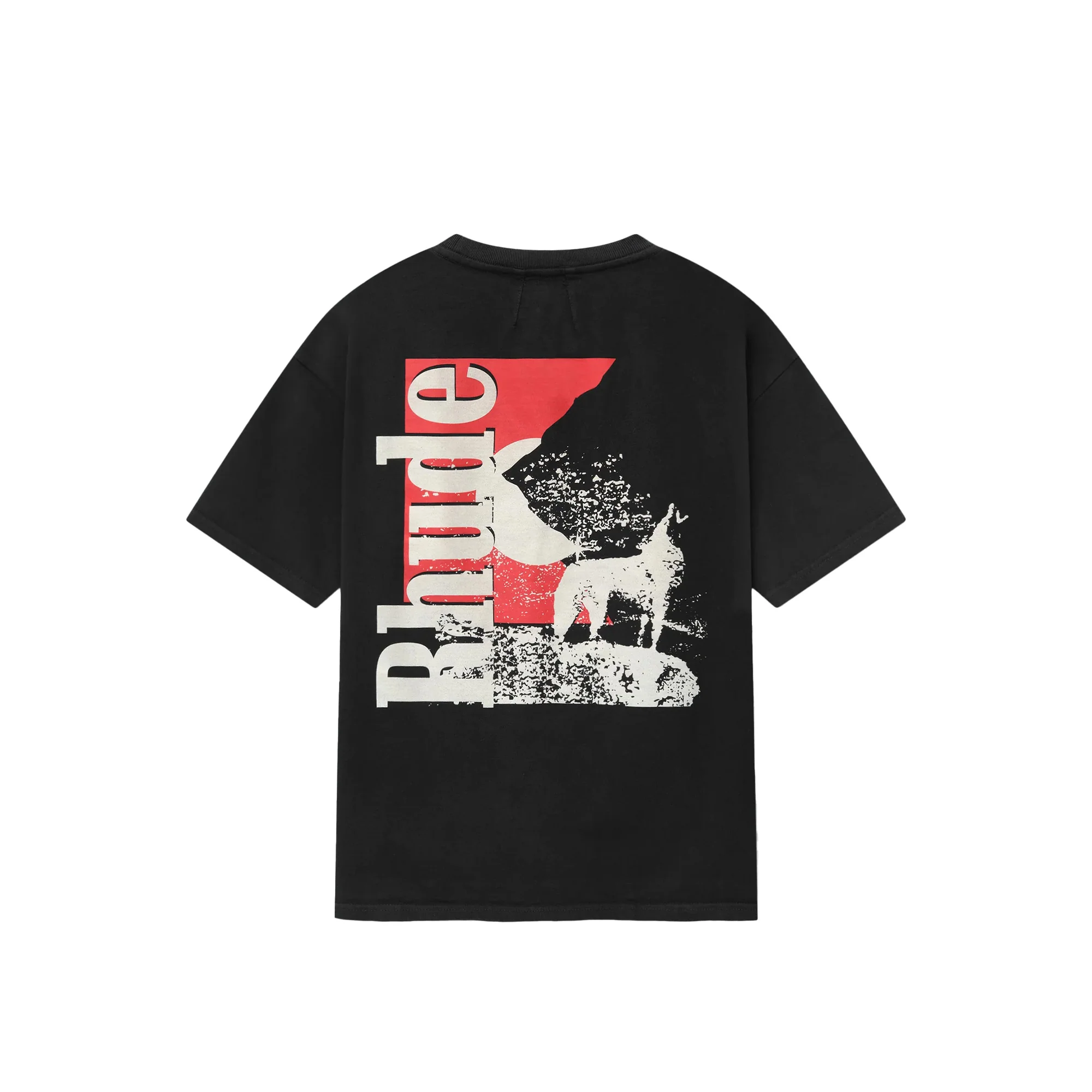 Rhude Moonlight Wolf Pocket Tee 'Vintage Black' - Image 2