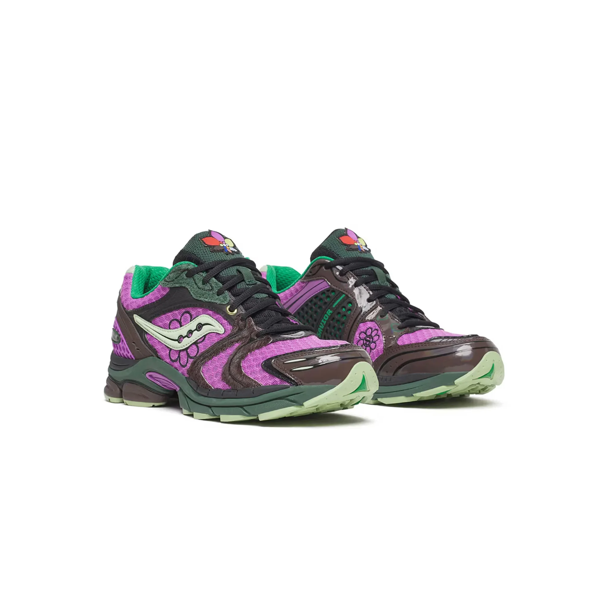 Saucony x Jae Tips Progrid Triumph 4 'Violet/Earth' - Image 2