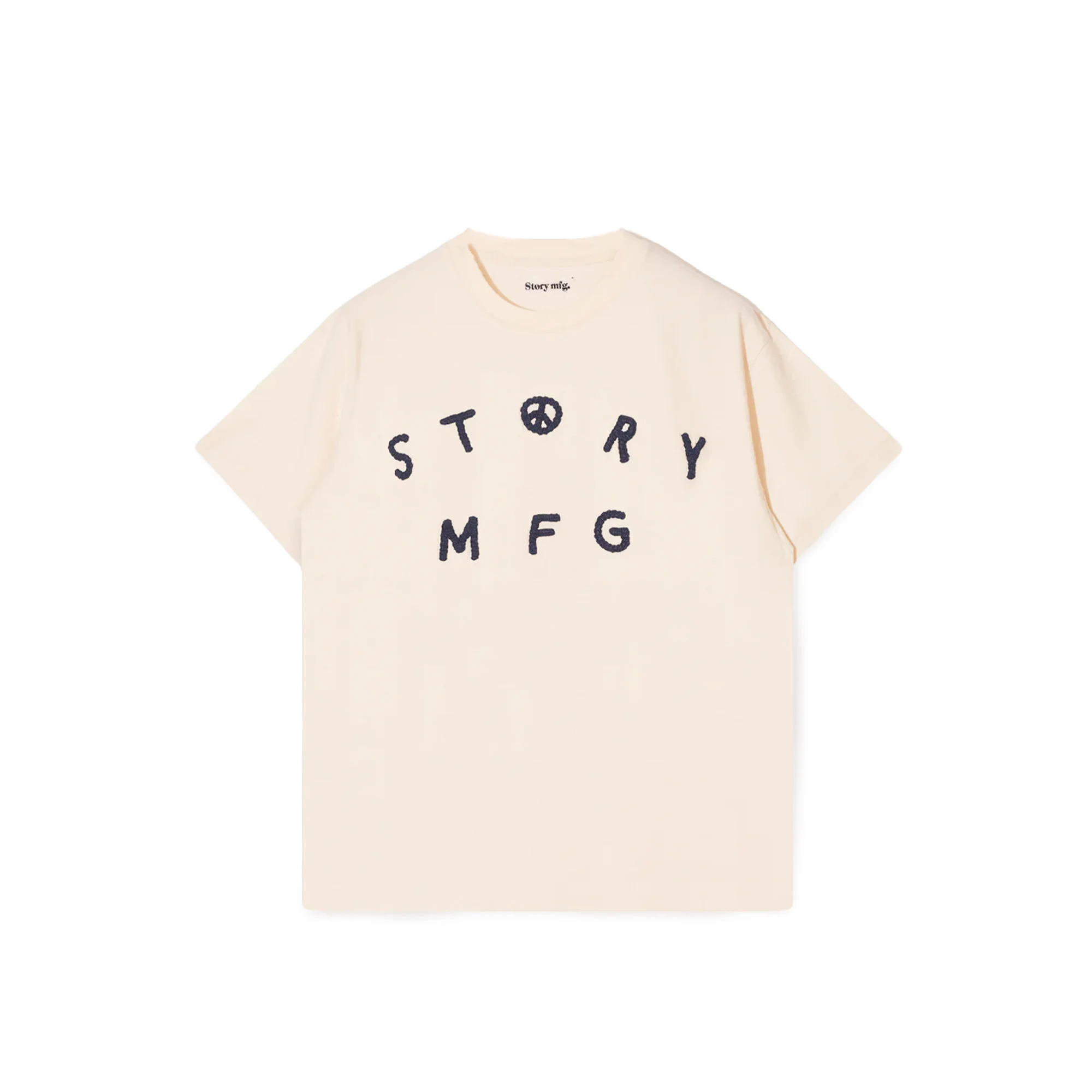 Story Mfg Grateful Tee 'Crochet Peace'