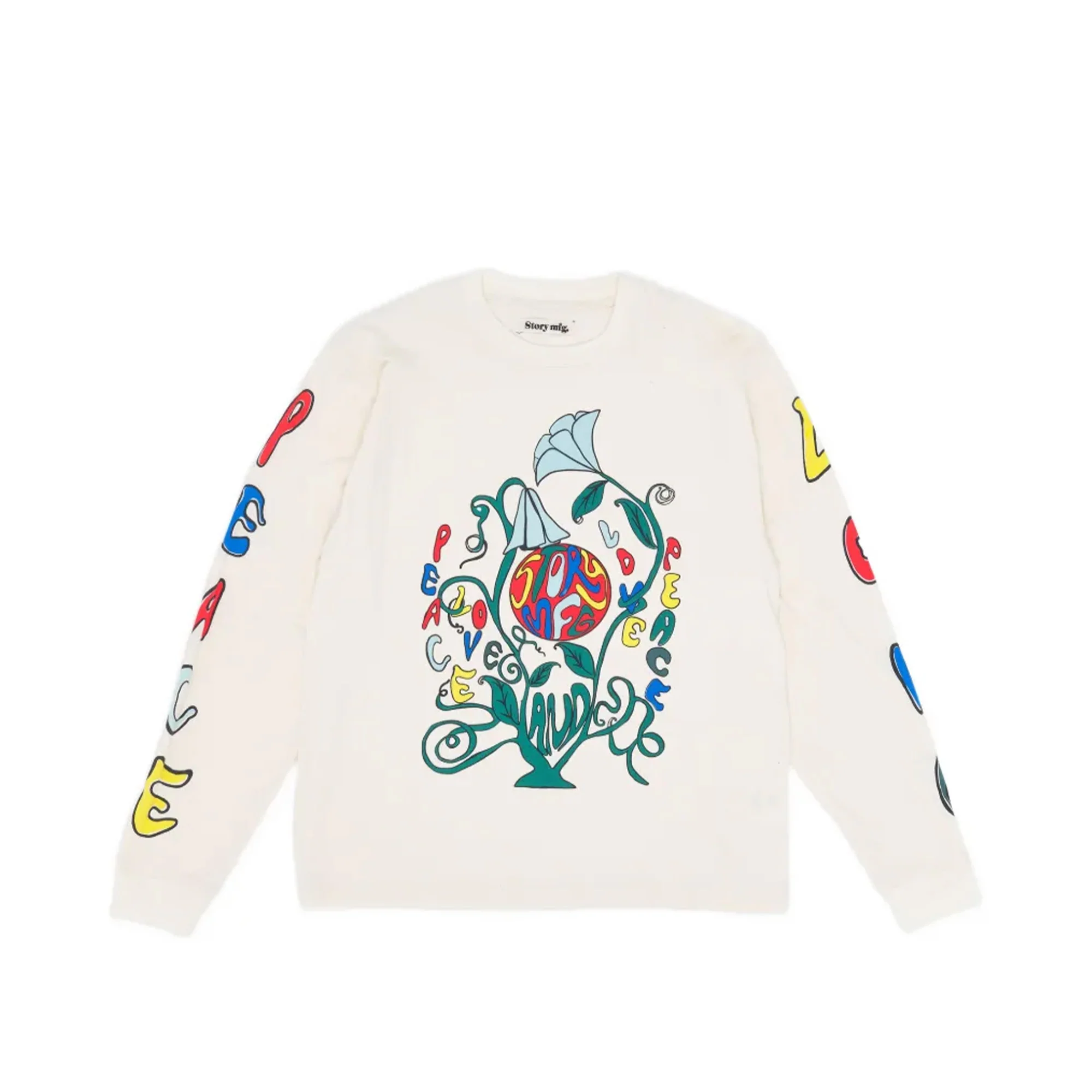 Story Mfg Grateful Tee 'Peace Plant'