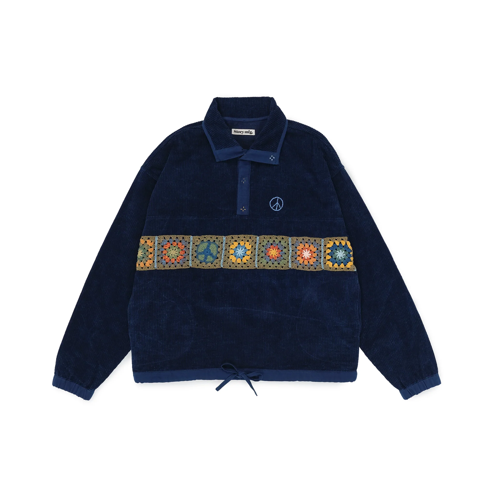 Story Mfg Polite Corduroy Pullover 'Indigo'