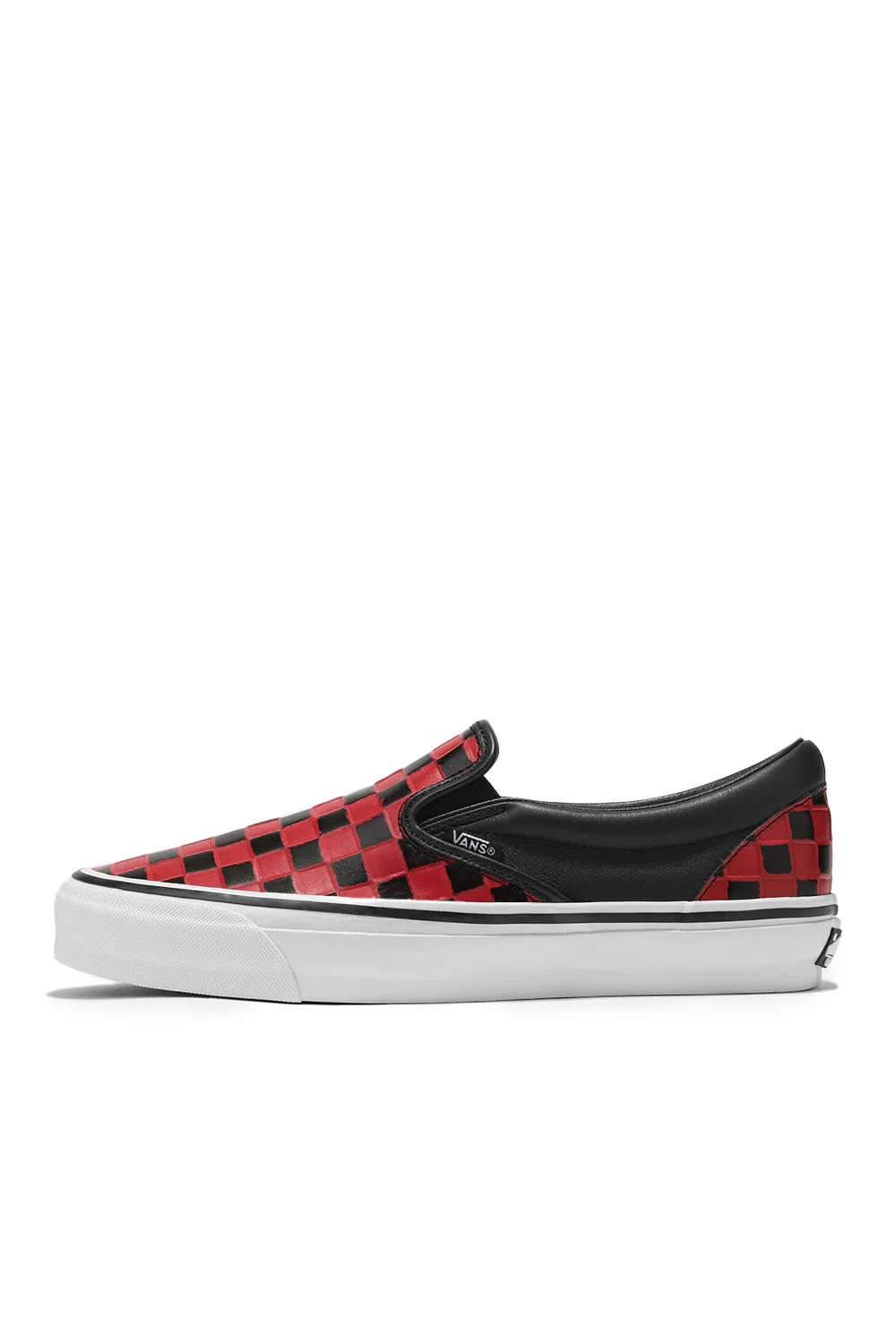 Vans OTW Slip-On 98 Vibram Leather Check 'Red/Black'