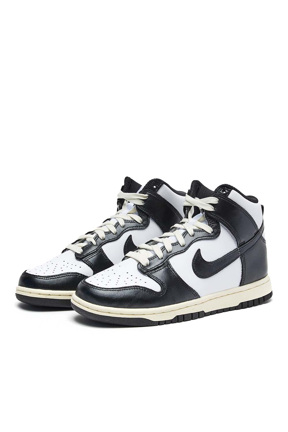 Womens Nike Dunk High 'White/Black/Coconut' - Image 2