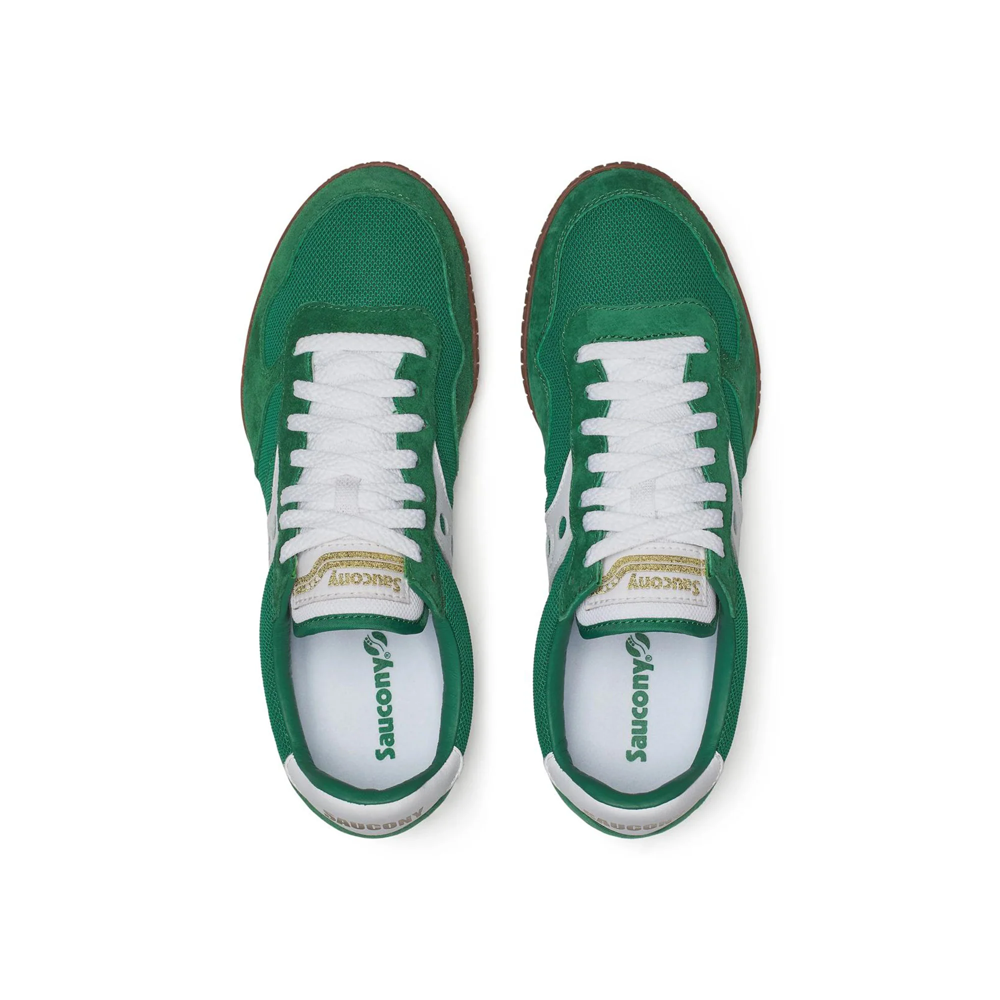Womens Saucony Racer 80 'Green/White' - Image 2